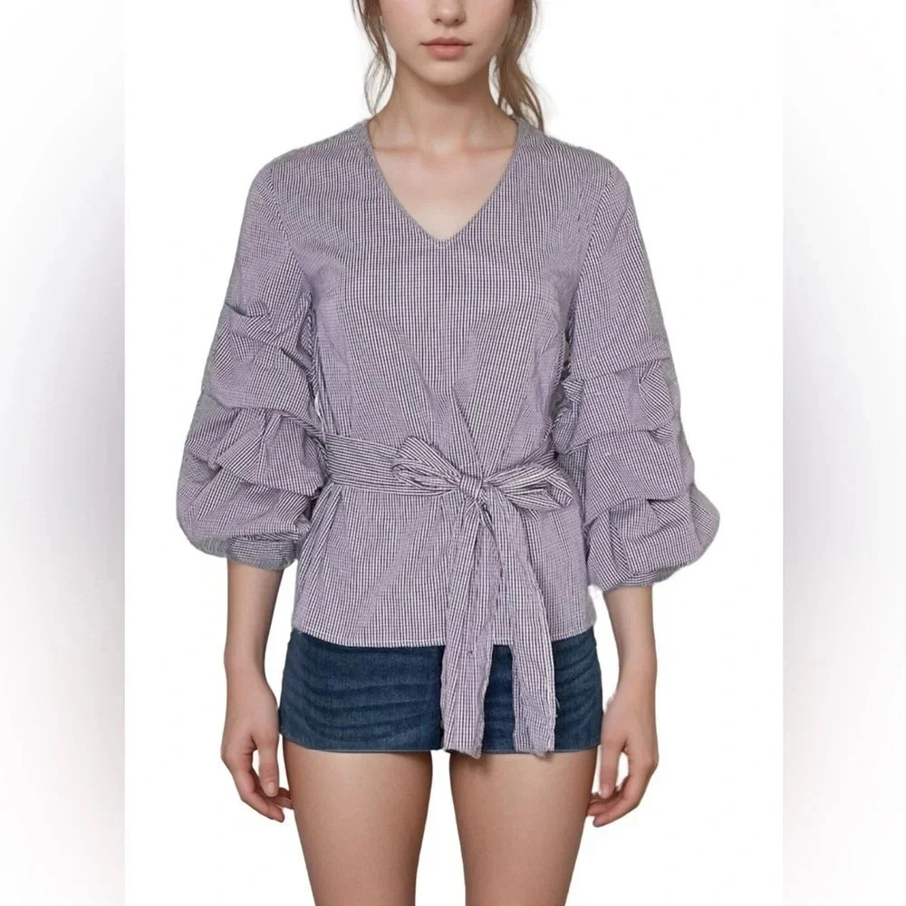 Sunday in Brooklyn Anthropologie Layered Puff Sleeves